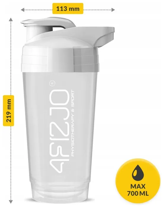 Шейкер спортивный 4FIZJO Ultra 700 мл White (P-5905973407083)
