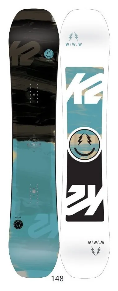 Сноуборд K2 WWW 148 Black/light blue/white (11A0017) (148 см black, light blue, white)
