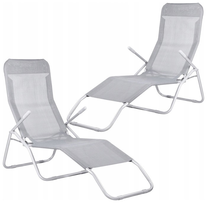 Шезлонг Springos Zero Gravity складний GC0015 Grey