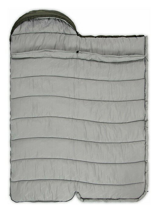 Спальник с капюшоном Naturehike U350 NH20MSD07, (1°C), правый, зеленый