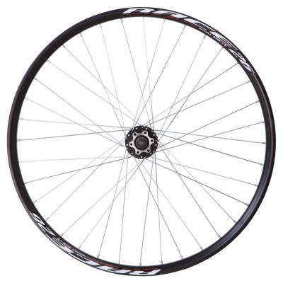 Колесо пров. VLT 29" AL 36H двост. під диск. чорн.; Втулка SHUNFENG SF-H25F на гайках чорн.