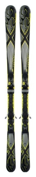Ліжі гірські комплект K2 AMP Charger+MOD 12.0 MX 172см Grey/black/yellow (1030001.120.1+1031002.120.1), укр
