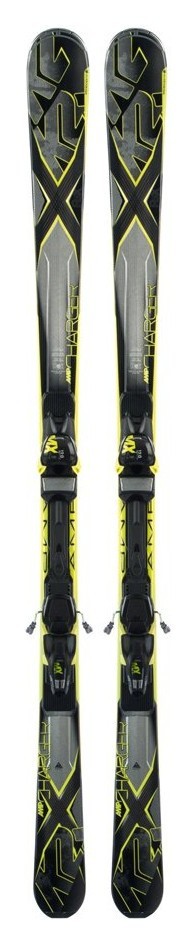 Лижі гірські комплект K2 AMP Charger+MOD 12.0 MX 172см Grey/black/yellow (1030001.120.1+1031002.120.1), укр, укр