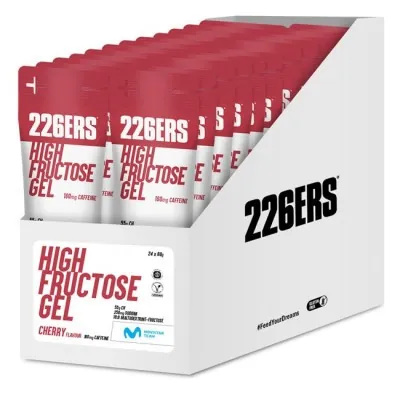 Гель 226ERS High Fructose 55г вуглеводів 160мг кофеїну вишня 80г 24шт/уп 1920г