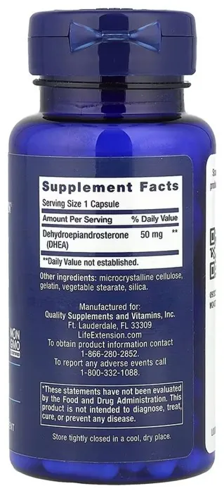 DHEA 50mg - 60 caps
