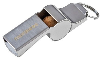 Munkees 3396 брелок-свисток Whistle Coach серый