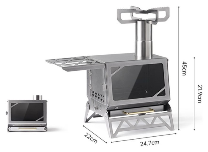 Кемпінгова піч твердопаливна Naturehike CNK2300CW020, укр, укр