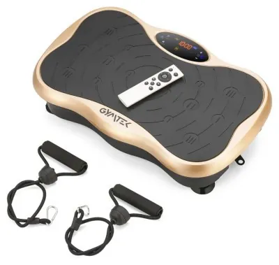 Вібраційна платформа GYMTEK XP500, чорно-золотиста