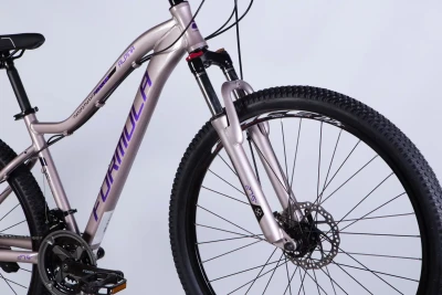 Велосипед AL 27.5" Formula ALPINA DD FR рама-16" серебристо-фиолетовый 2026