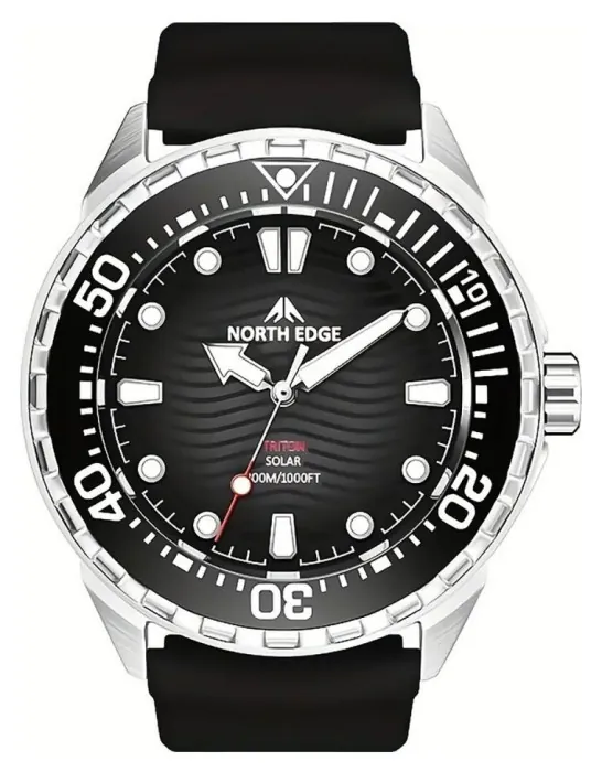 Механічний Годинник NORTH EDGE TRITON black