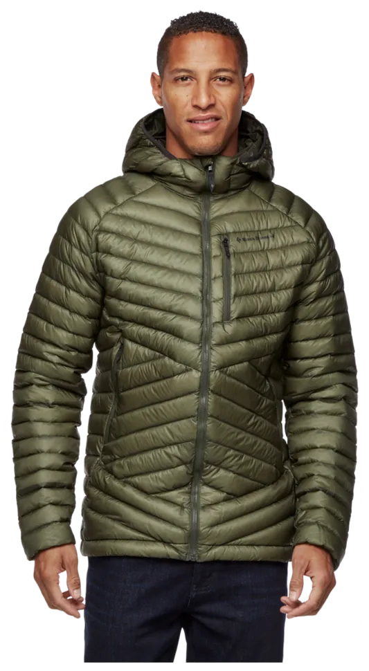 Трекінговий чоловічий легкий пуховик Black Diamond M Approach Down Hoody, Tundra, XL (SHM_BD 7460003010XLG1)
