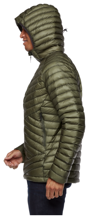 Трекинговый мужской пуховик Black Diamond M Approach Down Hoody, Tundra, XL