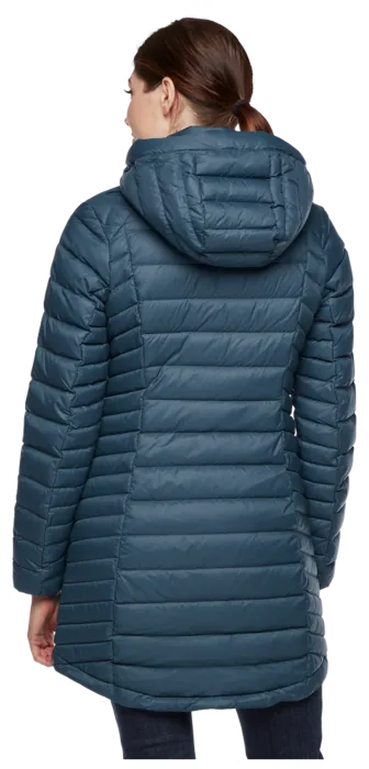 Женский пуховик зимний парка Black Diamond W Access Down Parka, Azurite, L