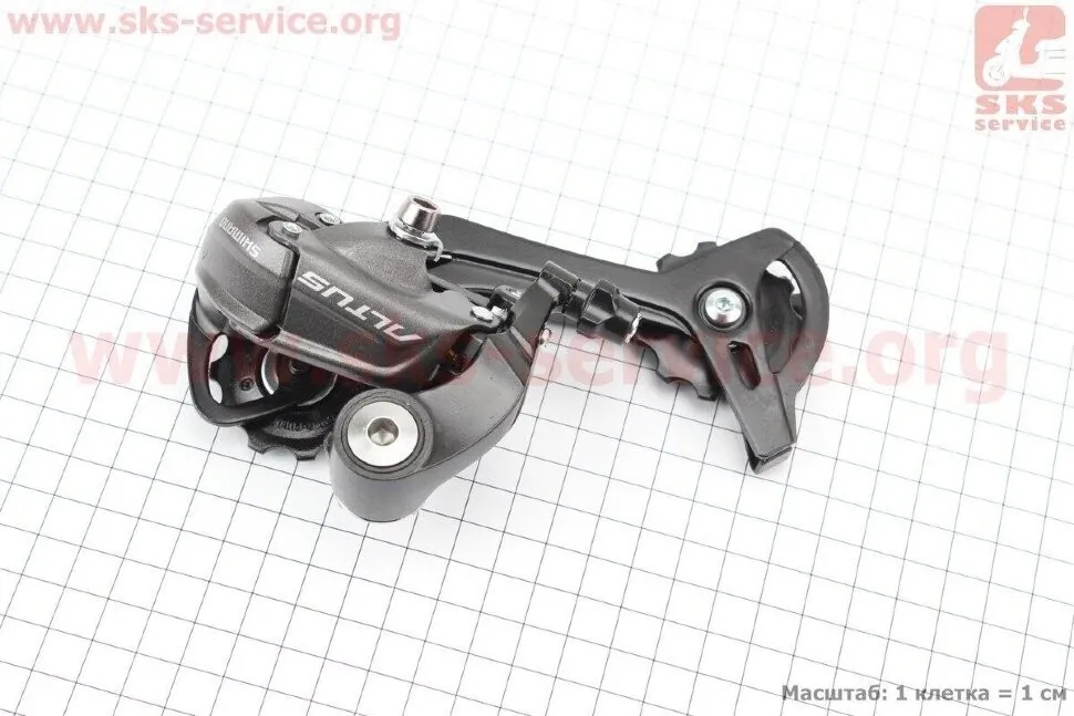 Перекид ланцюга задня Shimano 9зв., кріп. болт, ALTUS RD-M370 (4187071)