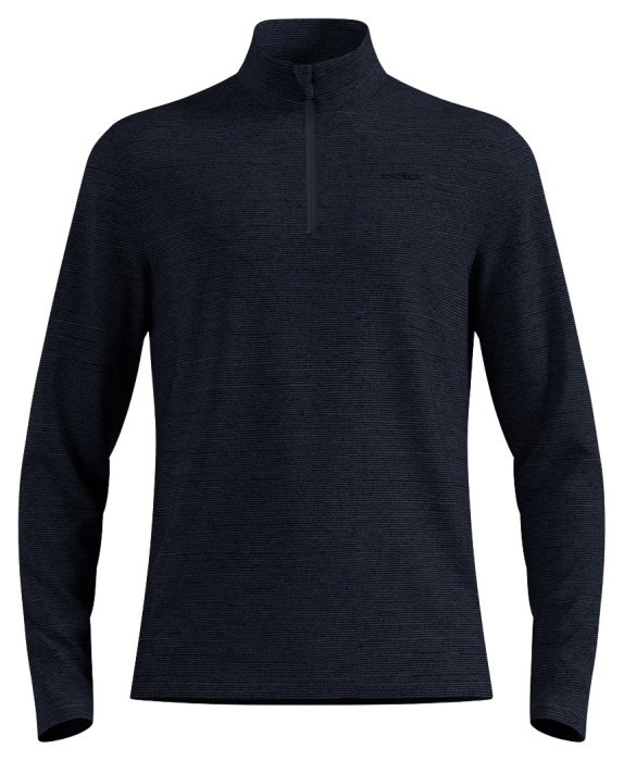 Odlo реглан флісовий Roy 1/2 dark sapphire-black stripes L
