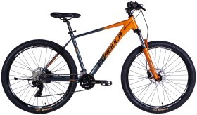 Велосипед AL 27.5" Formula DRIVE HDD рама-19" серо-оранжевый 2025