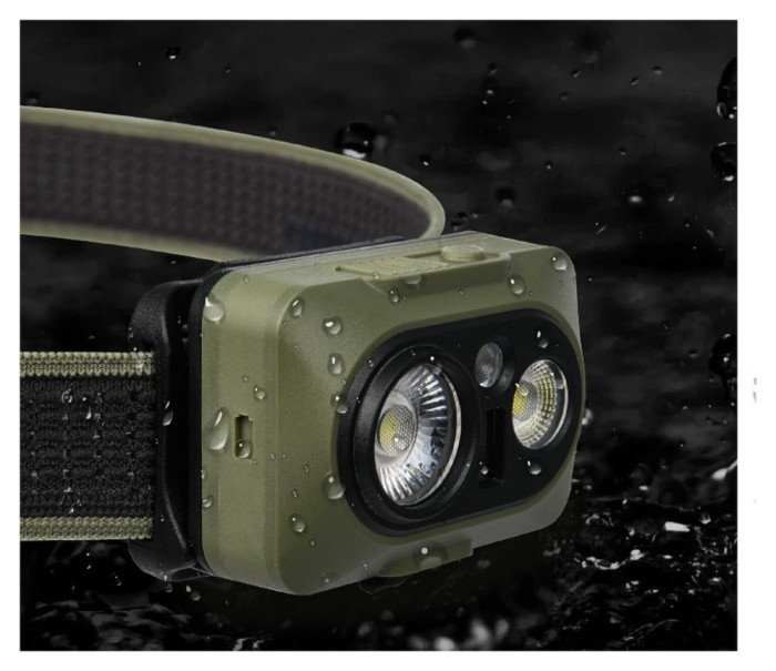 Ліхтар налобний Naturehike CNK2450ZM010, зелений