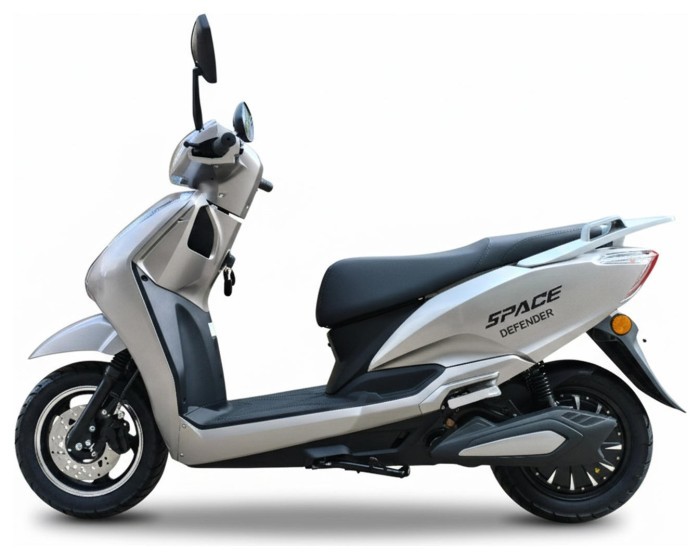 Електроскутер SPACE DEFENDER 72B 2500Вт 32А*г барабан/барабан літій-іонний сірий 2026, укр, укр