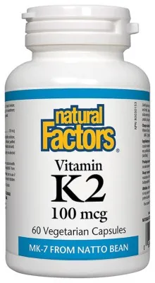 Vitamin K2 100mcg - 60 vcaps