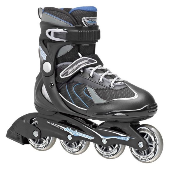 Роликові коньки для дорослих Bladerunner PRO 80 M 47 (13US) 310мм Black/blue (0T306000 774) O, укр