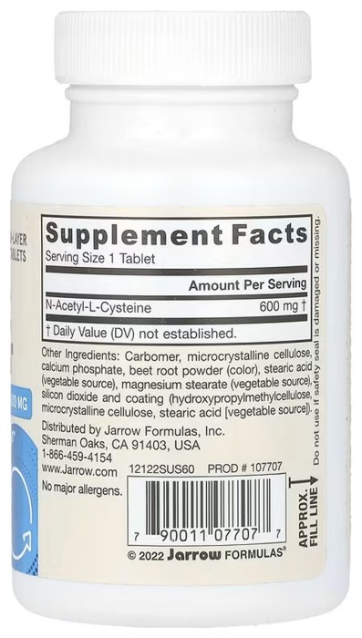 N-A-C Sustain® 600 mg - 60 caps