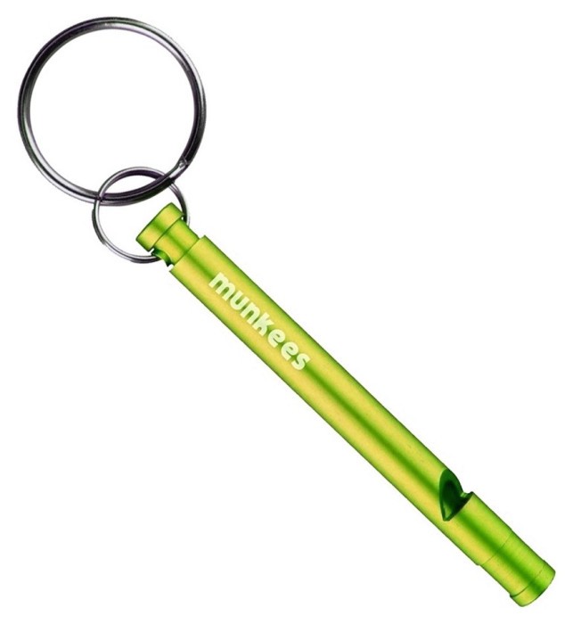 Munkees 3386 брелок-свисток Slim Whistle green