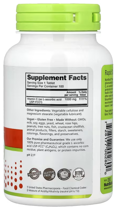 Vitamin C 1000 mg - 100 tabs