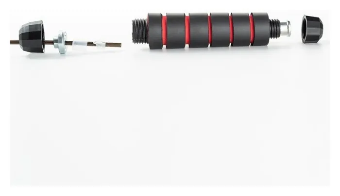 Скакалка швидкісна PowerPlay 4210 Power Weighted Jump Rope Чорна (2,7m.)