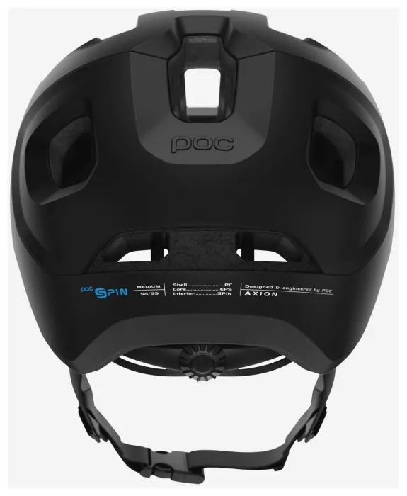 Шлем велосипедный POC Axion SPIN, Matt Black, XS/S