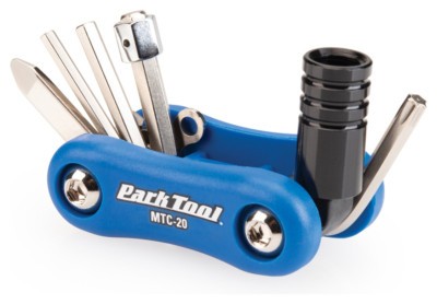 Мультитул Park Tool MTC-20, 3/4/5/6/8mm, T25, отвертка, адаптер накачки CO2