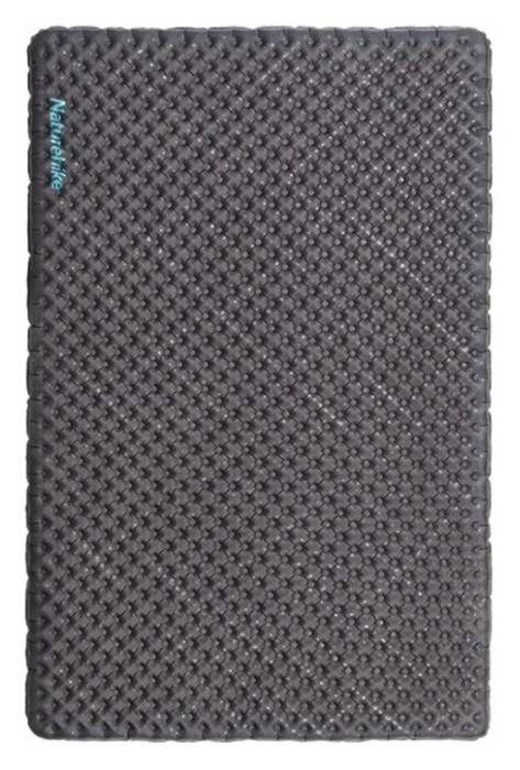 Матрац туристичний надувний двомісний Naturehike CNH22DZ018, надлегкий, 196x120x7 см, чорний, для туризму із мішком для надування, укр, укр