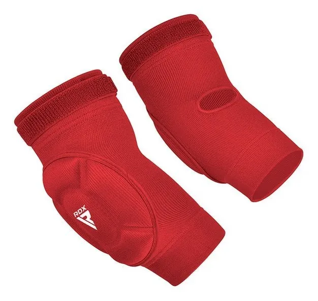 Налокітники спортивні RDX Hosiery Elbow Foam Red/White XL