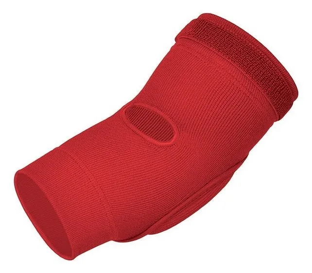 Налокітники спортивні RDX Hosiery Elbow Foam Red/White XL