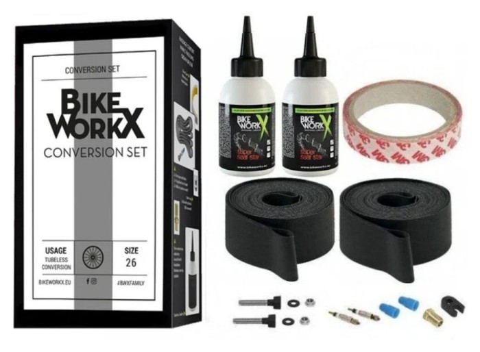 Набор для бескамерки BikeWorkX Conversion SET 26"