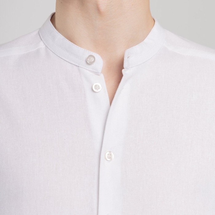 Чоловіча сорочка біла з довгим рукавом Pobedov Orion, укр, укр