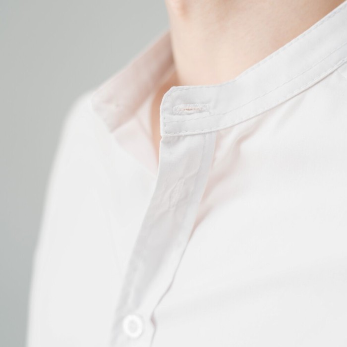 Чоловіча сорочка біла з довгим рукавом Pobedov Orion, укр, укр