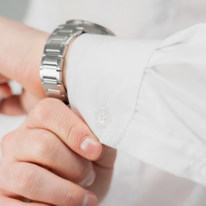 Чоловіча сорочка біла з довгим рукавом Pobedov Orion, укр, укр