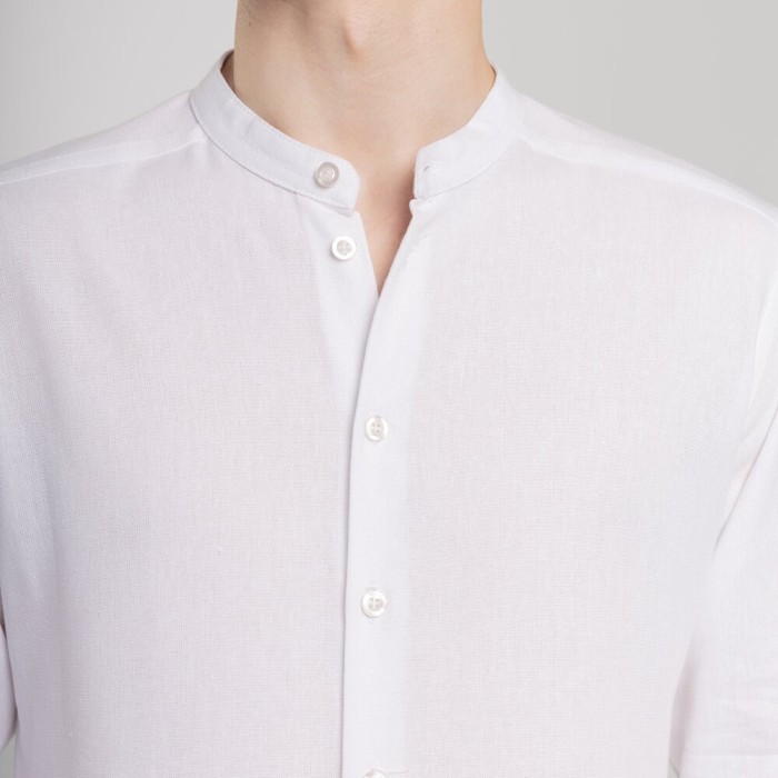 Чоловіча сорочка біла з довгим рукавом Pobedov Orion, укр, укр