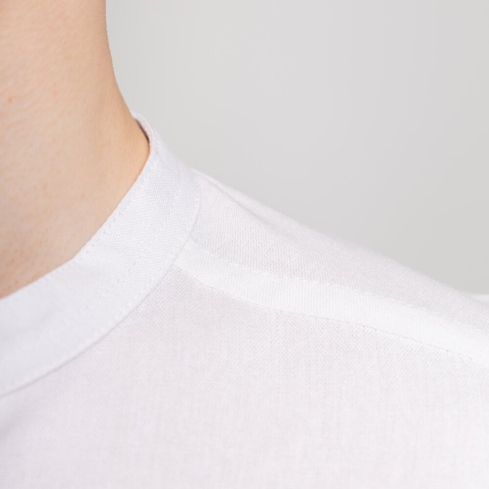 Чоловіча сорочка біла з довгим рукавом Pobedov Orion, укр, укр