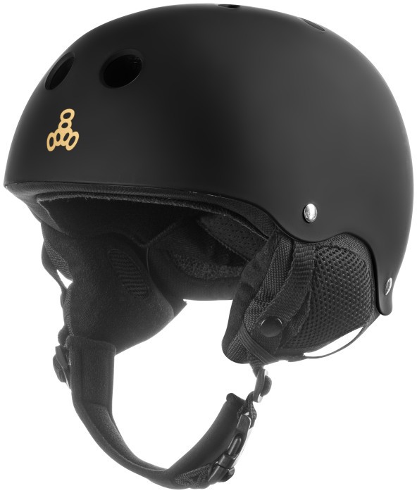 Шолом Triple8 Old School Snow Black Rubber (XS)