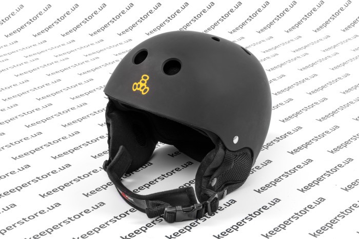 Шолом Triple8 Old School Snow Black Rubber (XS)