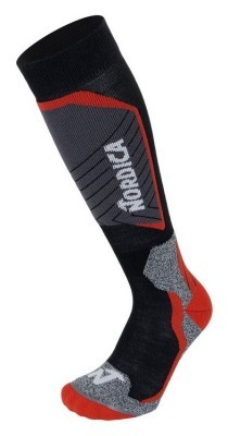 Носки для туризма детские Nordica TECH JUNIOR 31-34 Black/anthra/red (12703)