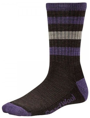 Шкарпетки жіночі Smartwool Striped Hike Light Crew Chestnut, р. S