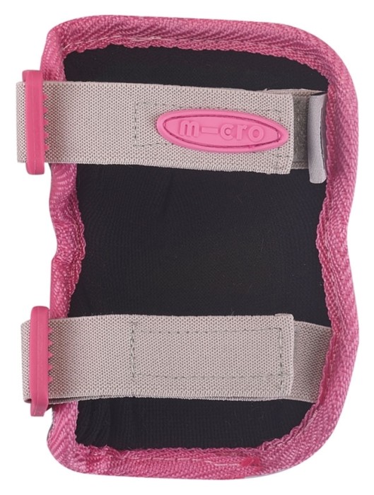 Защитный комплект налокотники и наколенники MICRO - РОЗОВЫЙ (лик. 17-21 cm, кол. 25-31 cm, M.)