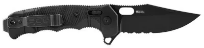 Ніж розкладний SOG SEAL XR, Partially Serrated