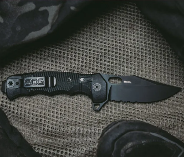 Ніж розкладний SOG SEAL XR, Partially Serrated
