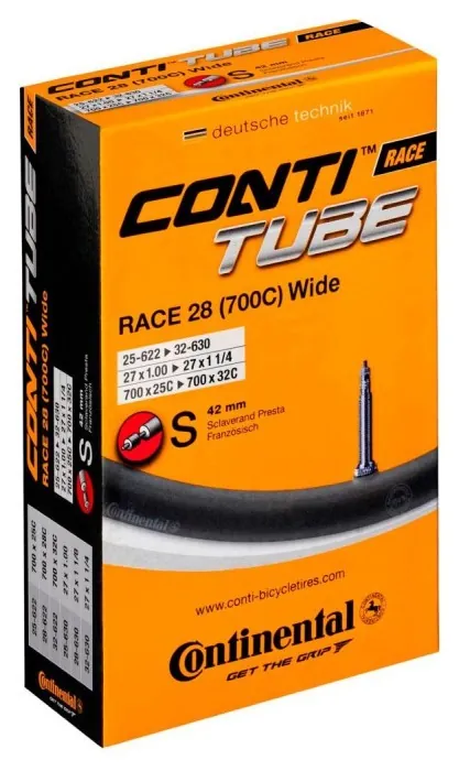 Камера Continental Race 28" Training, 25-622 -> 32-630, S42, 170 г