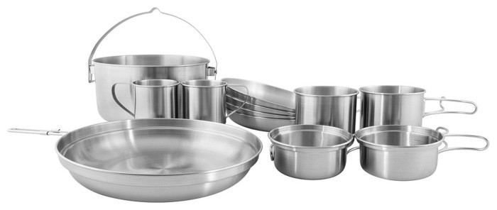 Набір посуду Tatonka Picnic Set IV Silver, Silver