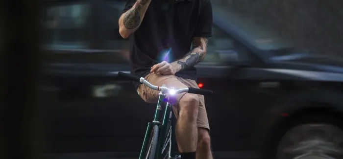 Мигалка передня Knog Blinder Mini Chippy Front 20 Lumens Black
