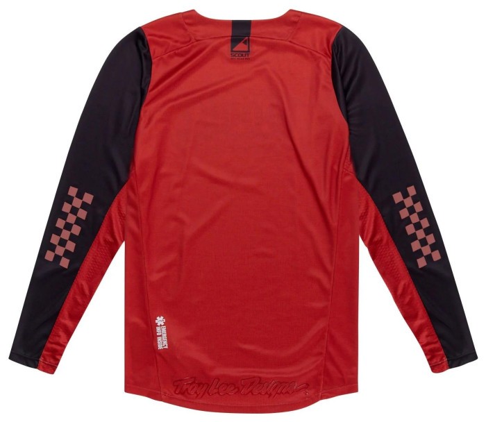 Мото джерсі TLD SCOUT GP JERSEY; BIG LEE [BLACK / BURNT ORANGE] XL